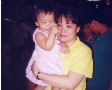 Mariel with Baby Sam